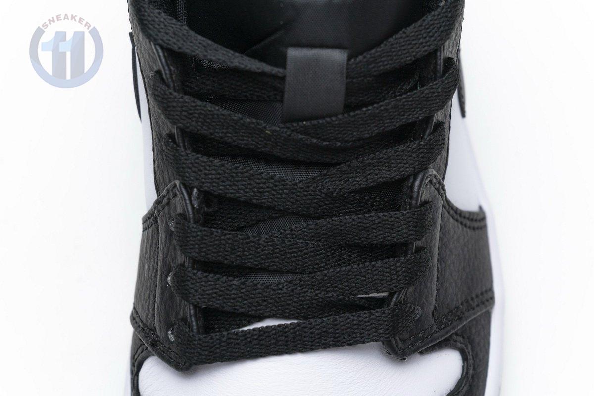 BQ6931-100 Air Jordan 1 Mid GS Black Toe