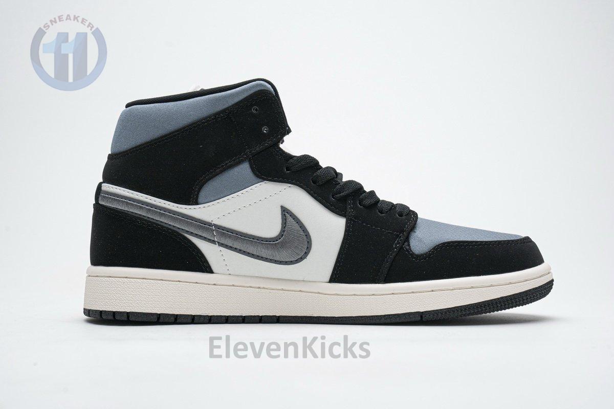 852542-011 Air Jordan 1 Mid SE “Satin Grey”