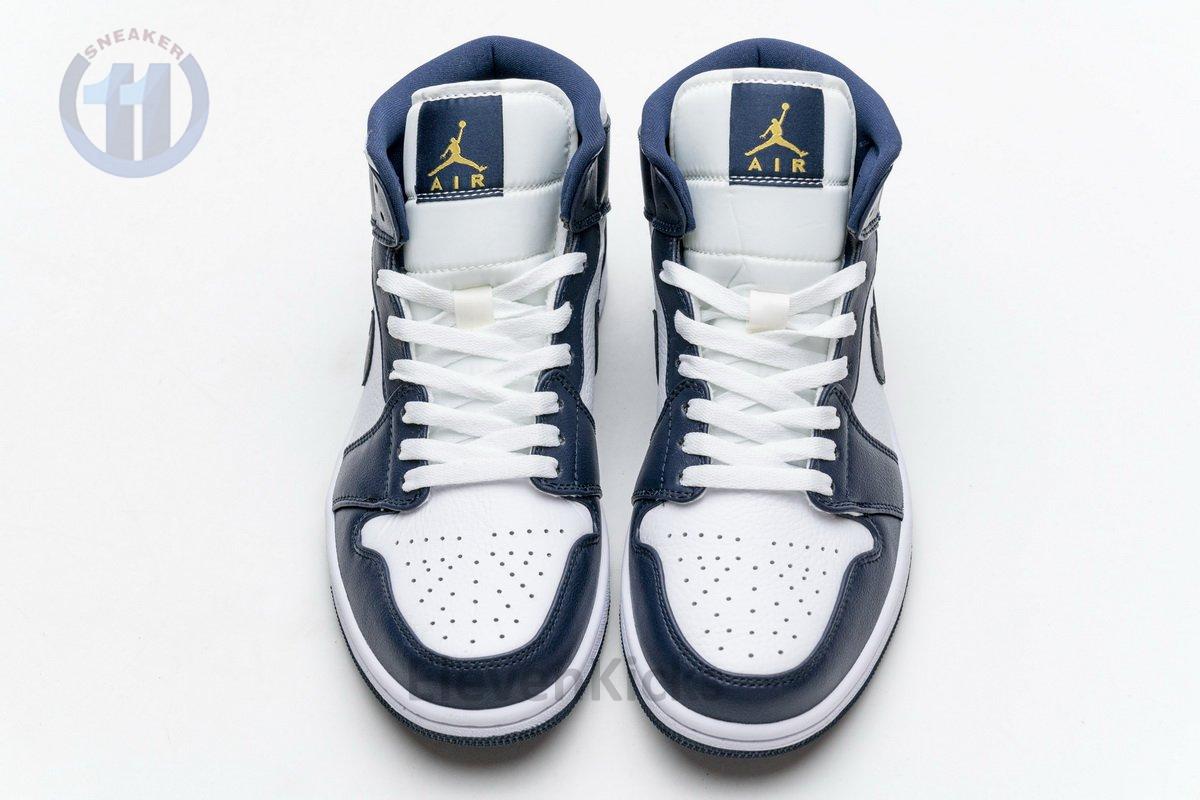 554724-174 Air Jordan 1 Mid Obsidian