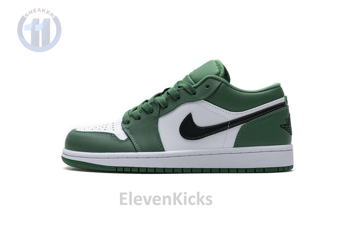 553558-301 Air Jordan 1 Low Pine Green