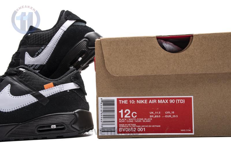 OFF-WHITE x Nike Air Max 90 BT“All Black”BV0852-001