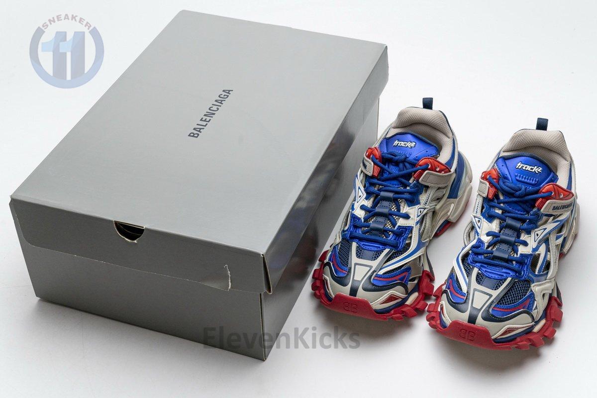 570391 W2GN2 8570 Blenciaga Track 2 Sneaker Beige Blue