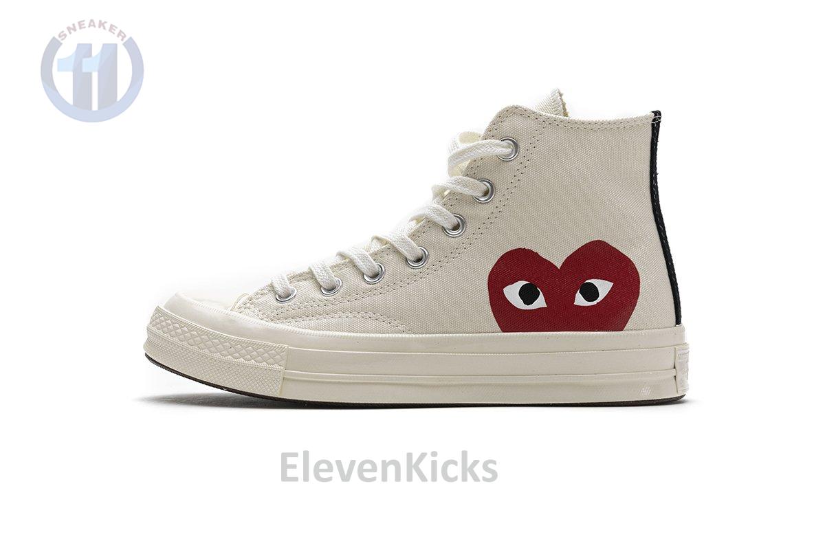 150205C CDG Play x Converse Chuck Taylor All Star 70 High Top
