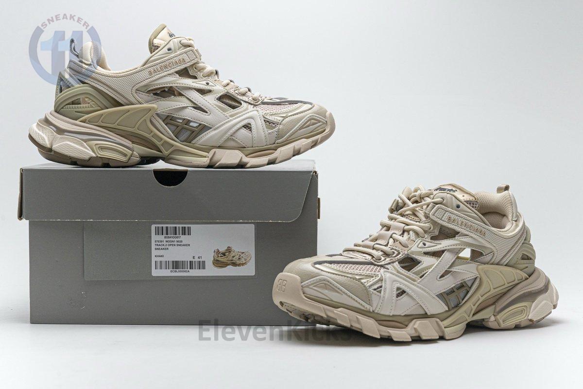 570391 W2GN1 9029 Blenciaga Track 2 Sneaker Khaki