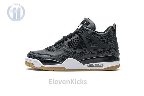 CI1184-001 Air Jordan 4 Retro “Black Laser”