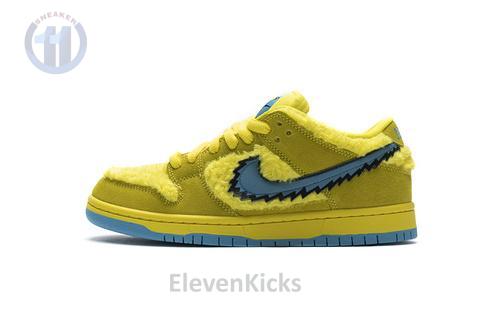 CJ5378-700  Grateful Dead x Nike SB Dunk Low“ Yellow Bear”