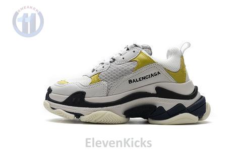 483513 w06e2 6890 Ba*len*cia*ga triple s white yellow