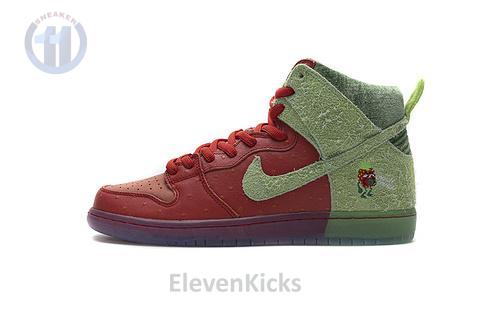 CW7093-600 Nike SB Dunk High “Strawberry Cough”