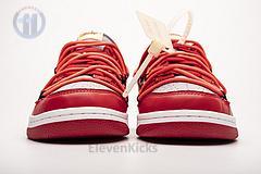 CT0856-600 OFF White X Nike Dunk Low University Red