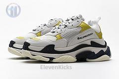 483513 w06e2 6890 Ba*len*cia*ga triple s white yellow