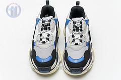 541624 w06e2 7080 Ba*len*cia*ga triple s black grey blue