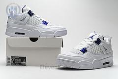 CT8527-115 Air Jordan 4 Retro “Metallic Purple”