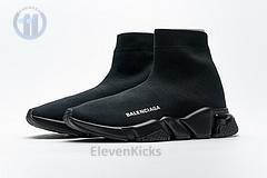 Ba*len*cia*ga speed clear sole sneaker black