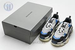 541624 w06e2 7080 Ba*len*cia*ga triple s black grey blue
