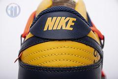 CT0856-700 OFF WHITEx Nike Dunk SB Low White Michigan