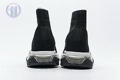 Ba*len*cia*ga speed clear sole sneaker black white