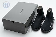 Ba*len*cia*ga speed clear sole sneaker black