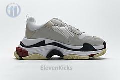 541624 w06e2 1790 Ba*len*cia*ga triple s white dark grey red