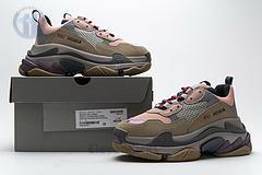 490672 w09o5 1036 Ba*len*cia*ga triple s grey pink