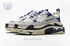 490672 w09o5 1005 Ba*len*cia*ga triple s black blue violet