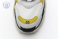 483513 w06e2 6890 Ba*len*cia*ga triple s white yellow