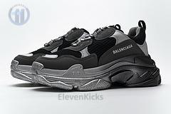 483546 w06f1 0841 Ba*len*cia*ga triple s black grey silver