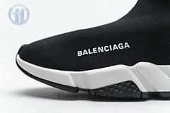 Ba*len*cia*ga speed clear sole sneaker black white
