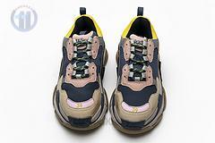 490672 w09o5 1027 Ba*len*cia*ga triple s grey yellow