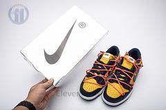 CT0856-700 OFF WHITEx Nike Dunk SB Low White Michigan