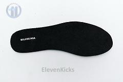 Ba*len*cia*ga speed clear sole sneaker black white
