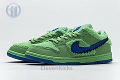CJ5378-300 Grateful Dead x Nike SB Dunk Low Pro QS“ Green Bear”