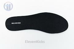 Ba*len*cia*ga speed clear sole sneaker black silver