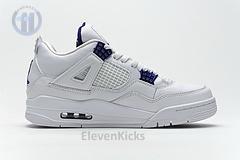 CT8527-115 Air Jordan 4 Retro “Metallic Purple”