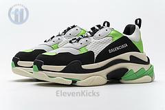 483513 w06e1 1008 Ba*len*cia*ga triple s white green