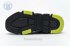 Ba*len*cia*ga speed clear sole sneaker black yellow fluo