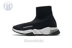 Ba*len*cia*ga speed clear sole sneaker black white