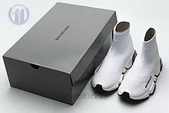 Ba*len*cia*ga speed clear sole sneaker white black