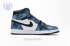 CD0461-100 Air Jordan 1“Tie-Dye”