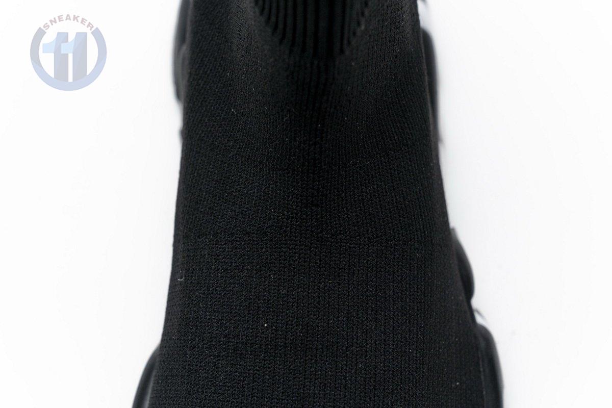 Ba*len*cia*ga stretch mesh high top sneaker all black