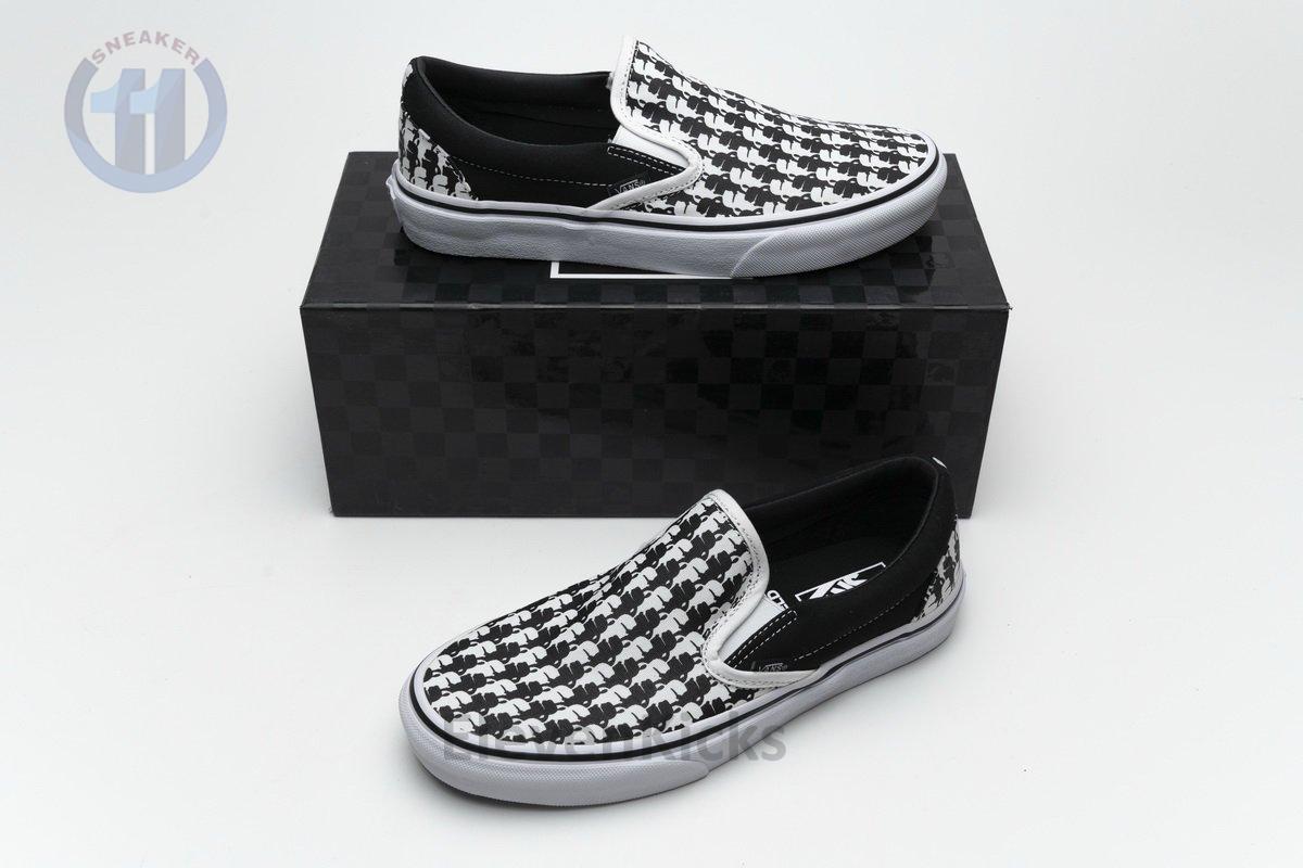 Vans Classic Slip-On Karl Lagerfeld Black White