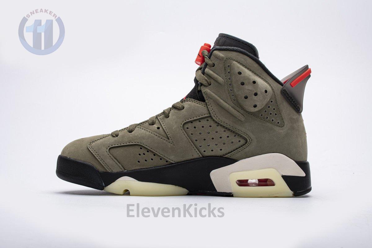 Travis Scott X Air Jordan 6 “Medium Olive”