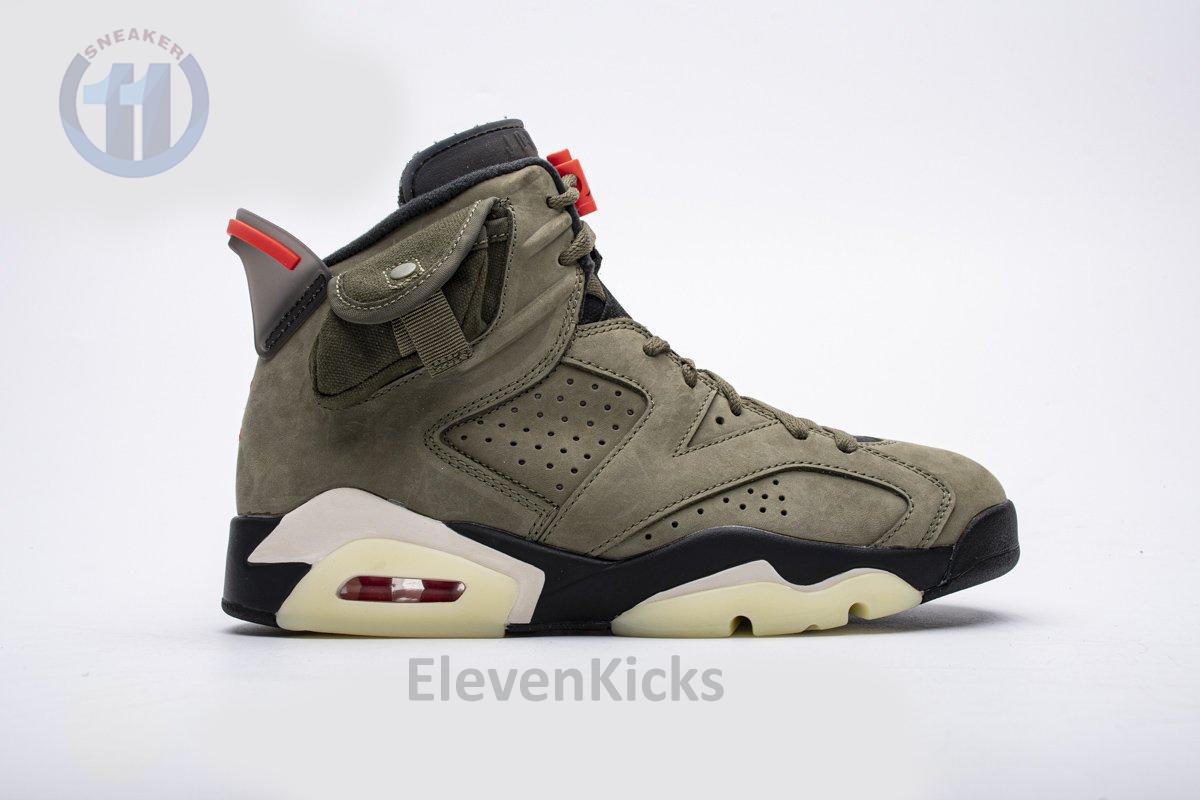 Travis Scott X Air Jordan 6 “Medium Olive”