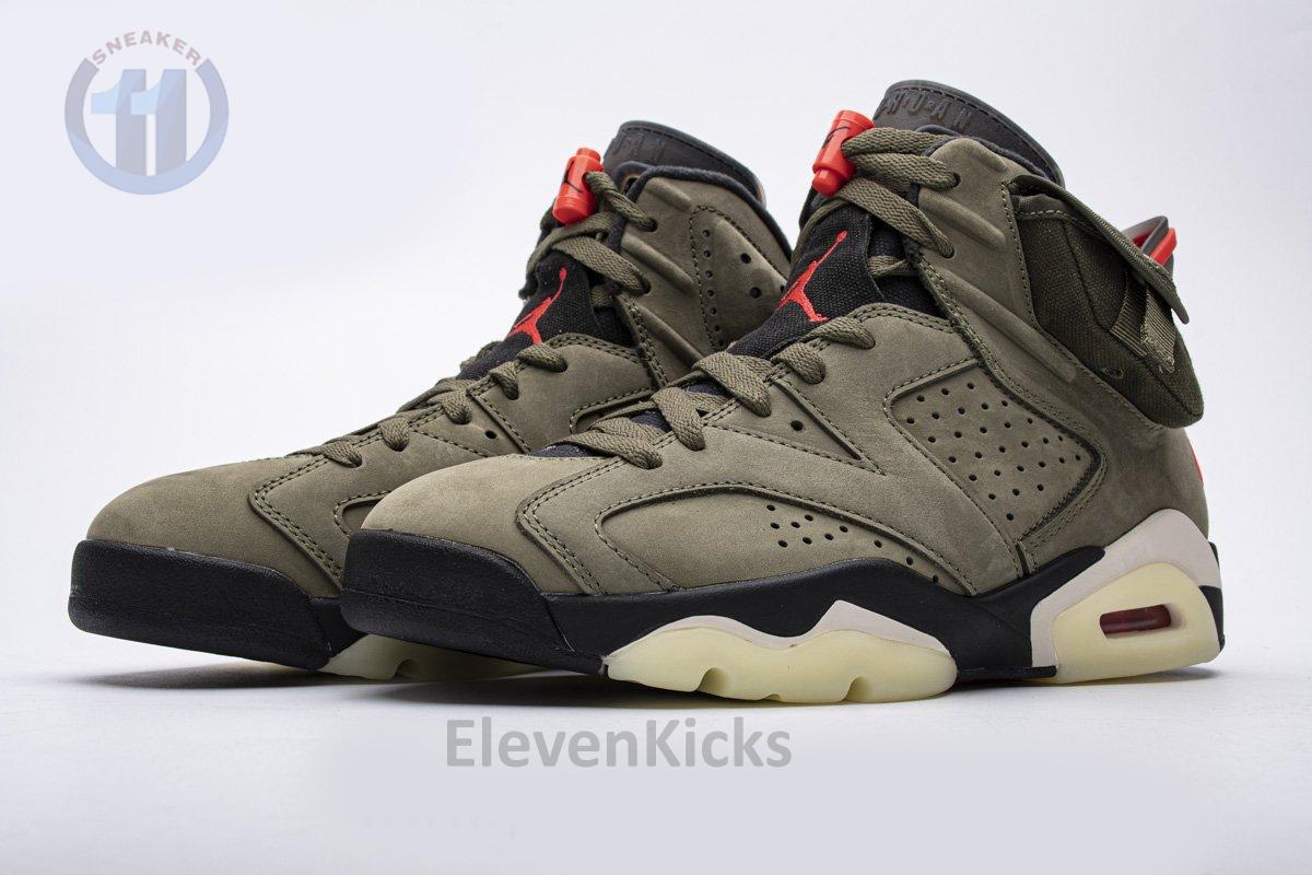 Travis Scott X Air Jordan 6 “Medium Olive”