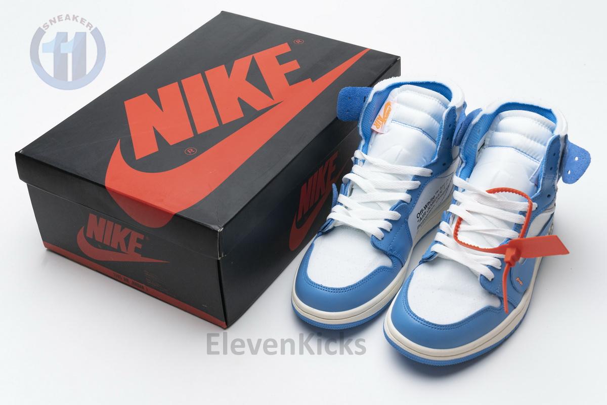 Jordan 1 Retro High Off-White University Blue Update Lace