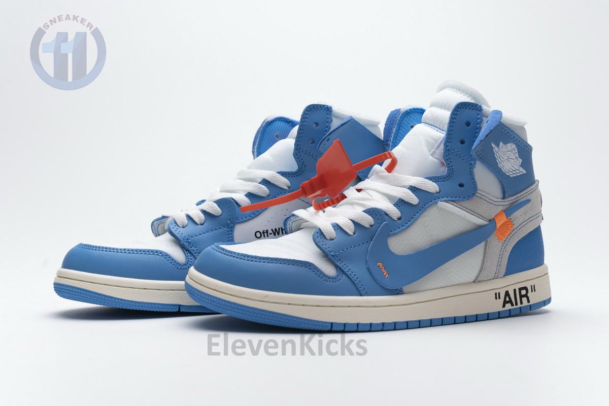 Jordan 1 Retro High Off-White University Blue Update Lace