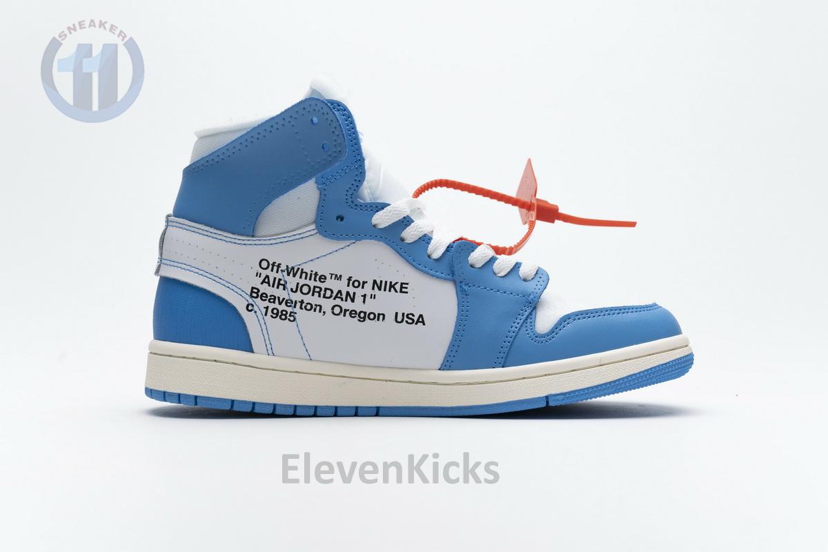 Jordan 1 Retro High Off-White University Blue Update Lace