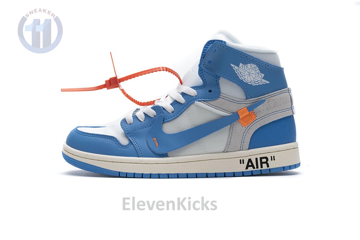 Jordan 1 Retro High Off-White University Blue Update Lace