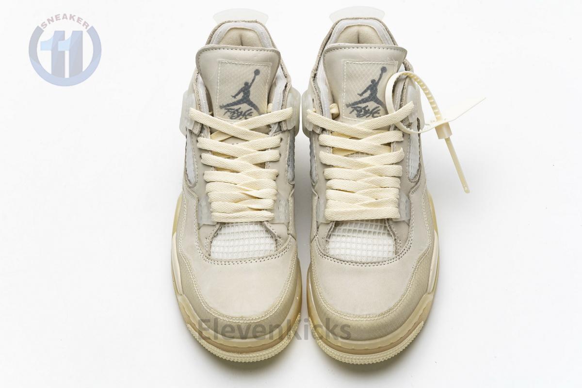 OFF White x Air Jordan 4 Sail
