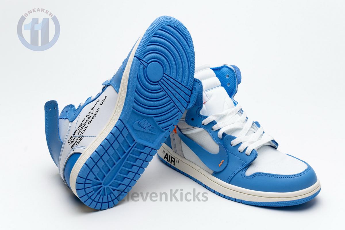 Jordan 1 Retro High Off-White University Blue Update Lace