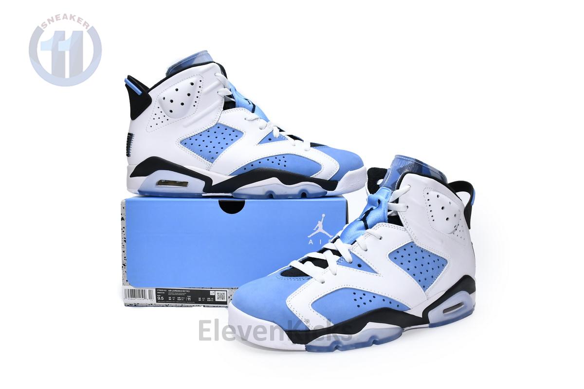 CT8529-410 Air Jordan 6 UNC